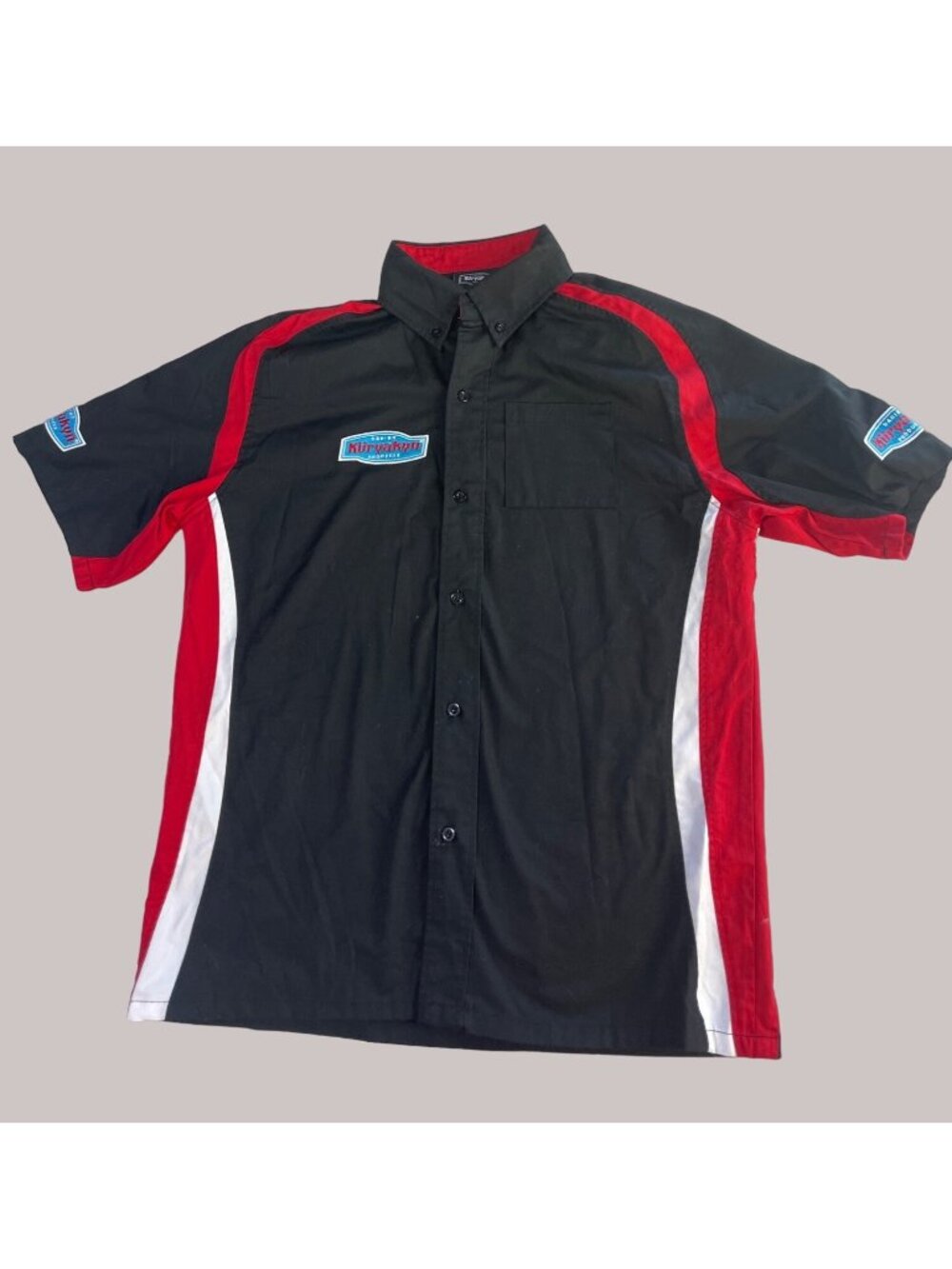 Daring Kuryakyn Products Shirt Size M Womens Black Mechanic Racing Moto Crew